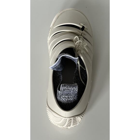 Bottega Veneta Tech Knit Rubber White Climber Sneakers 11 US 658725 IT NIB $750 main image 9